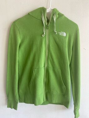 The North Face Bright Green Full-Zip Hoodie